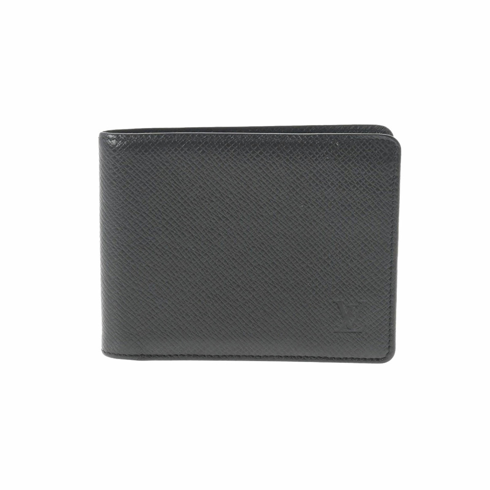 LOUIS VUITTON Taiga Portecarte Credit Ardoise Bi fold Wallet